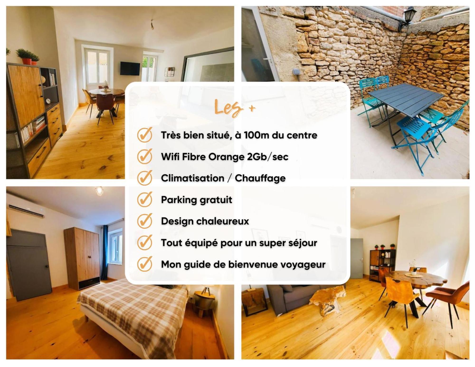 3 Pieces, Climatise, Calme, 100M Du Centre, Parking, "Lyriade" Sarlat Exterior foto