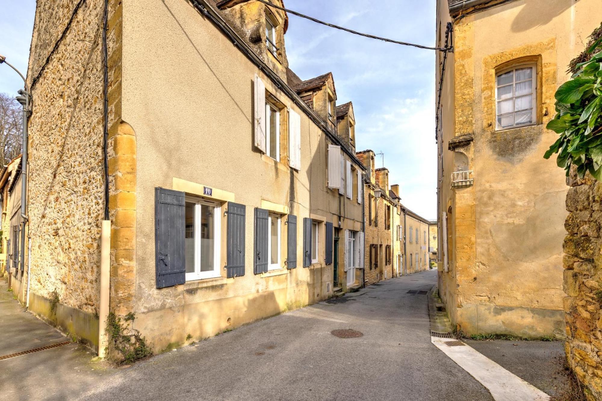 3 Pieces, Climatise, Calme, 100M Du Centre, Parking, "Lyriade" Sarlat Exterior foto